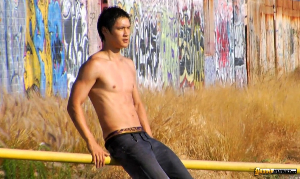 harry shum jr. shirtless