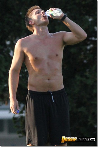 Jensen Ackles shirtless